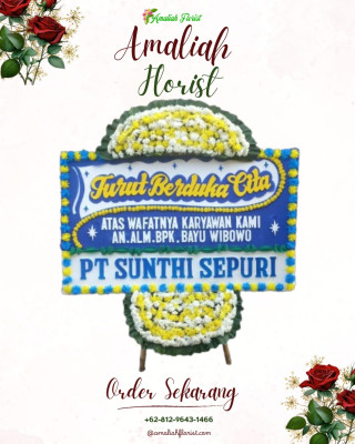 Papan Bunga Duka di Kwadungan Gunung
